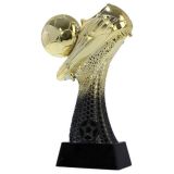 Statuetka odlewana piłka nożna R006-.../G/BK