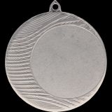 Medal 70mm srebrny z miejscem na emblemat MMC1090