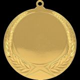 Medal 70mm złoty z miejscem na emblemat MMC1170