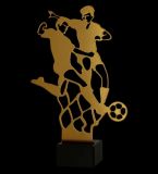 Statuetka metalowa złota PIŁKA NOŻNA ML-SOC2