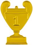 Medal metalowy złoty Numer 1 CUP1