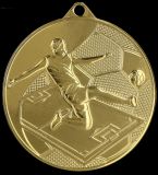 Medal 50mm złoty piłka nożna MMC45050