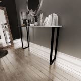 Nogi Do Stołu 40x100 cm Typ „Prostokąt” Loftowe LIGHT 2 szt. NG018