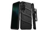 ZIZO BOLT Series - Pancerne etui Samsung Galaxy S22+ ze szkłem 9H na ekran + uchwyt z podstawkš (czarny)