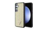 Guess Rhinestone Triangle - Etui Samsung Galaxy S24+ (złoty)
