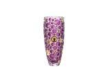 Wazon kryształowy 35 cm - Lisboa Gold Pink (963941)