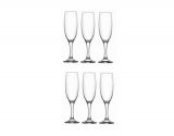 Kieliszki do szampana 220 ml / 6 szt. - EMPIRE (emp541F)