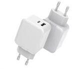 Ładowarka sieciowa eSTUFF USB-A/C 30W 5V-12V/2A-3A