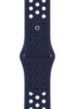 Pasek do Apple Watch 38/40/41/42 mm silikonowy Nike+ - Midnight Navy / Mystic Navy