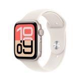 Apple Watch SE 3 40mm GPS + Cellular Aluminium w kolorze Księżycowej poświaty z Paskiem sportowym w kolorze Księżycowej poświaty - M/L