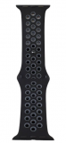Apple Pasek 41 silikonowy Nike+ w kolorze Czarny/Szary S/M/L